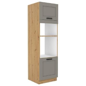 Virtuvės spintelė Luna claygrey/artisan 60DMP-210 2F paveikslėlis