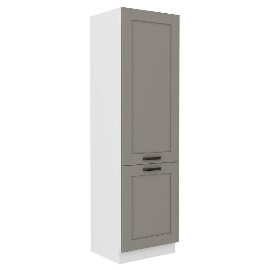 Virtuvės spintelė Luna claygrey/balta 60DK-210 2F paveikslėlis