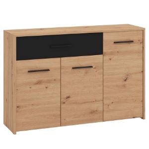 Varadero artisan/black 3K1F komoda 11011628 paveikslėlis