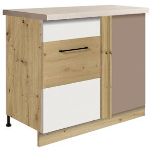 Virtuvės spintelė Infinity 24D L WHITE ARTISAN lentyna paveikslėlis