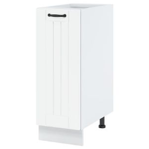 Virtuvės spintelė Lora d30 cargo balta + fr. balta bb paveikslėlis