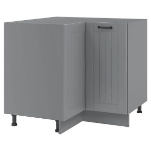 Virtuvės spintelė Lora dnpp90/90 pilka + fr. pilka bb paveikslėlis