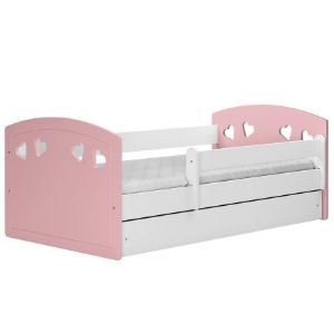 Julia vaikiška lova su čiužiniu mix pudros rožinė 80x160 paveikslėlis