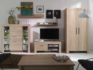 Rašomasis stalas su stalčiumi Cezar 17 sonoma paveikslėlis