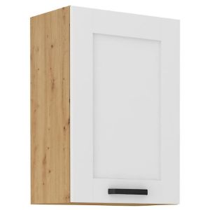 Virtuvės spintelė LUNA balta matinė/artisan 50g-72 1f paveikslėlis