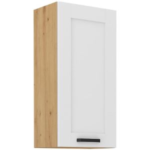 Virtuvės spintelė LUNA balta matinė/artisan 45g-90 1f paveikslėlis