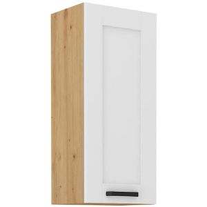 Virtuvės spintelė LUNA balta matinė/artisan 40g-90 1f paveikslėlis