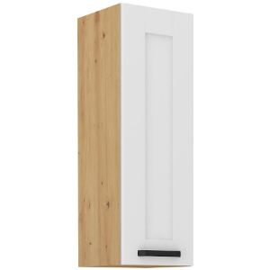 Virtuvės spintelė LUNA balta matinė/artisan 30g-90 1f paveikslėlis