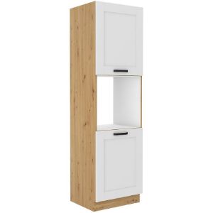 LUNA virtuvės spintelė balta matinė/artisan 60dp-210 2f paveikslėlis