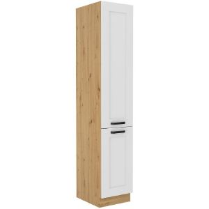 LUNA virtuvinė spintelė balta matinė/artisan 40dk-210 2f paveikslėlis