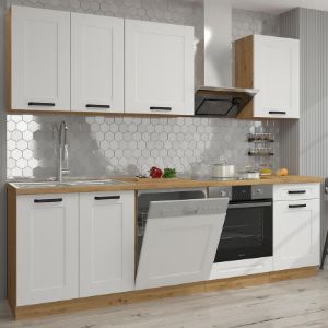 LUNA virtuvės spintelė balta matinė/artisan 60dg bb paveikslėlis