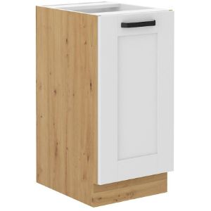 LUNA virtuvės spintelė balta matinė/artisan 40d 1f bb paveikslėlis