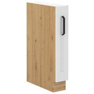 LUNA virtuvės spintelė balta matinė/artisan 15d cargo bb paveikslėlis