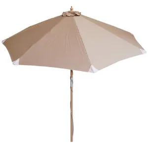 Paveikslėlis Parasol ogrodowy Malaga 300 cm beżowy