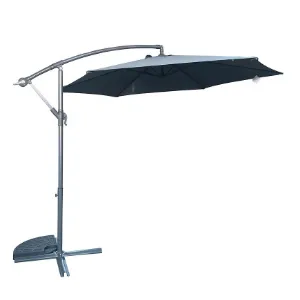 Paveikslėlis Parasol ogrodowy Grado 300 cm YQ-001 antracite